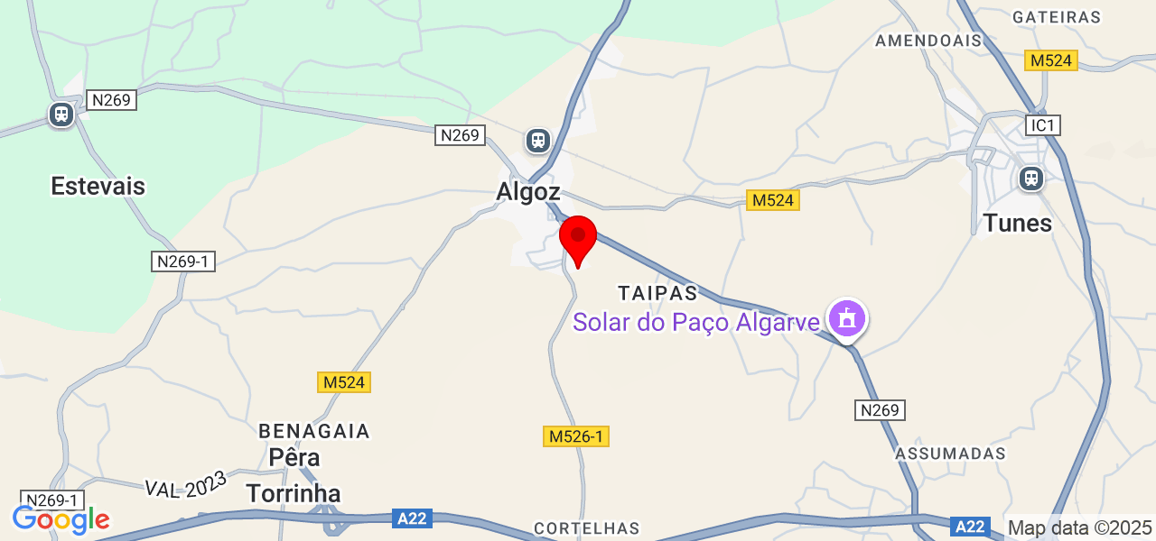 Pedro Mota Alshow - Faro - Silves - Karte