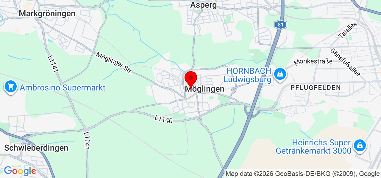 Paiu Montage Service - Baden-Württemberg - Ludwigsburg - Karte
