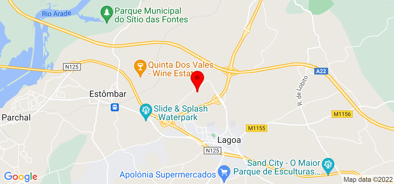 Felismina matos - Faro - Lagoa - Mapa