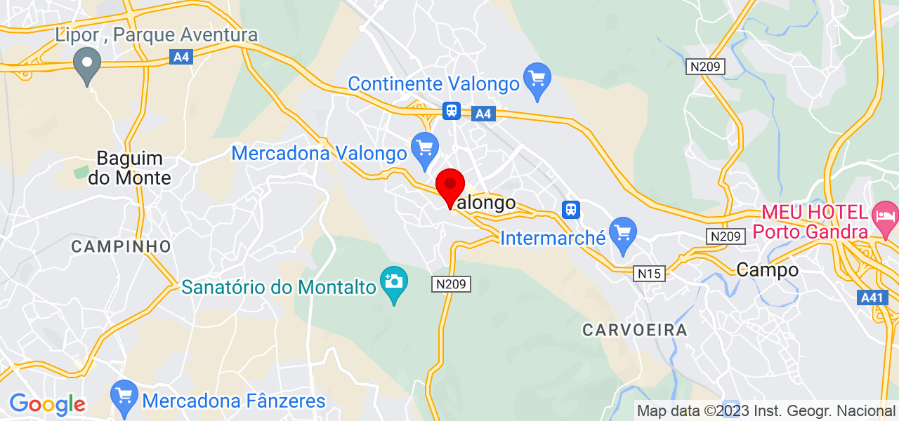 Jos&eacute; Macedo - Porto - Valongo - Mapa