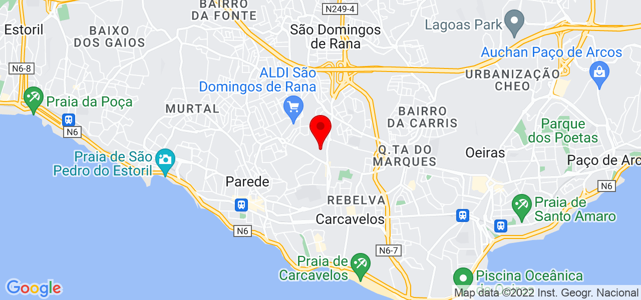 Mantenimiento Pre-Co - Lisboa - Cascais - Mapa