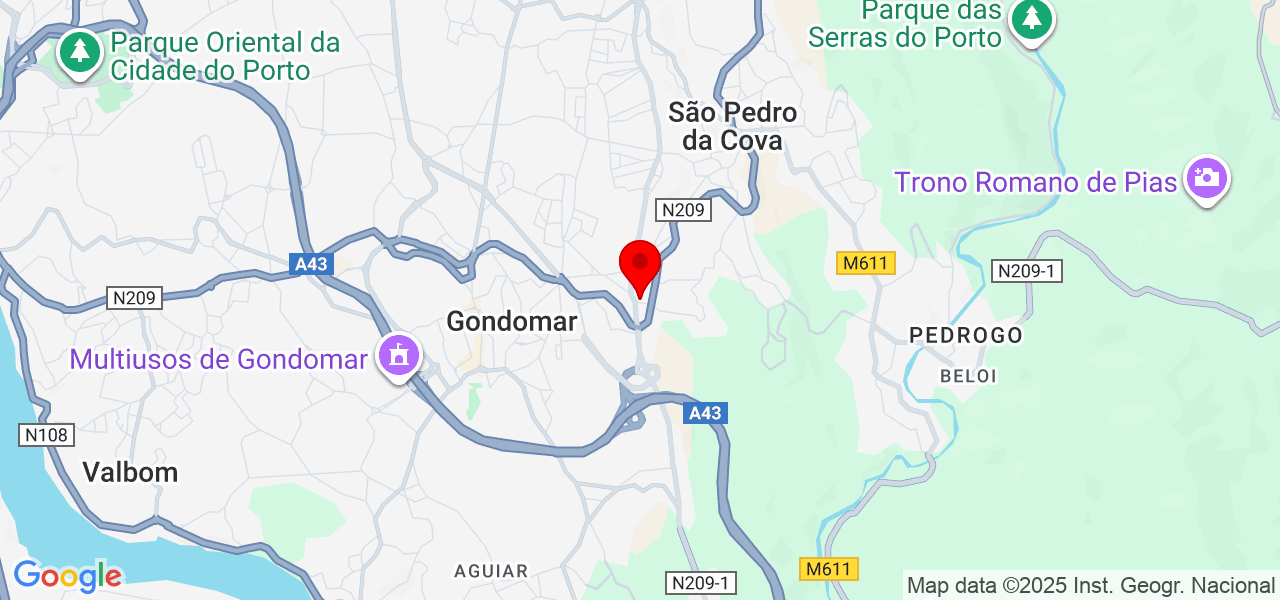 MS Anima&ccedil;&otilde;es &ndash; Festas Infantis, Casamentos e Eventos - Porto - Gondomar - Mapa