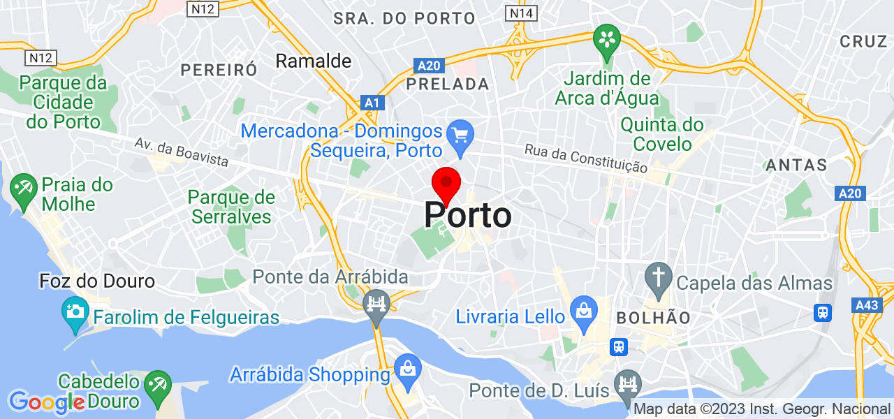 Helena Guerra - Porto - Porto - Karte