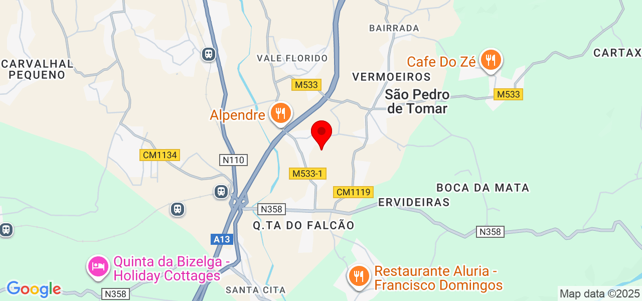 ANA - Santarém - Tomar - Karte
