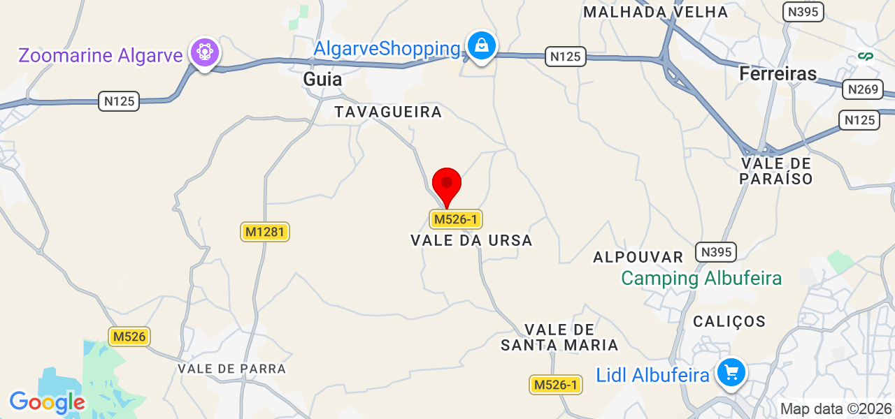 Valeriy - Faro - Albufeira - Mapa