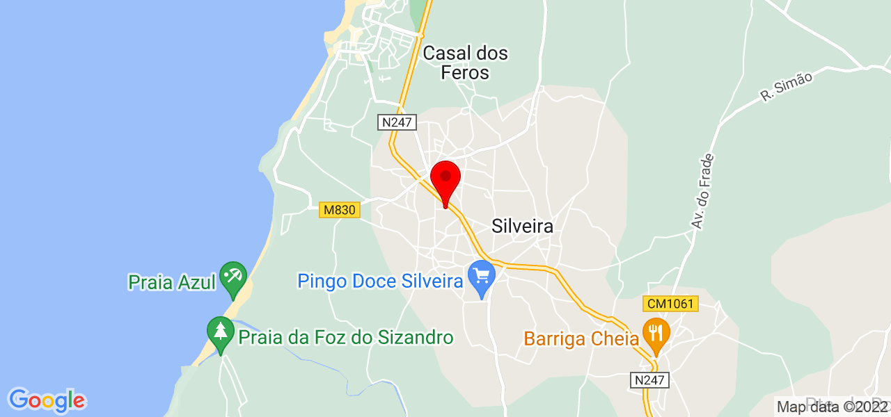 Freelancer carpinteiro - Lisboa - Torres Vedras - Mapa