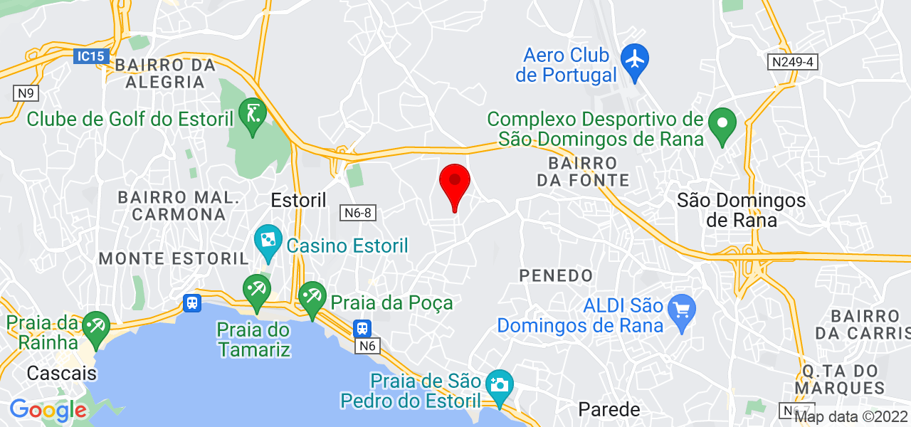 Anna - Lisboa - Cascais - Mapa