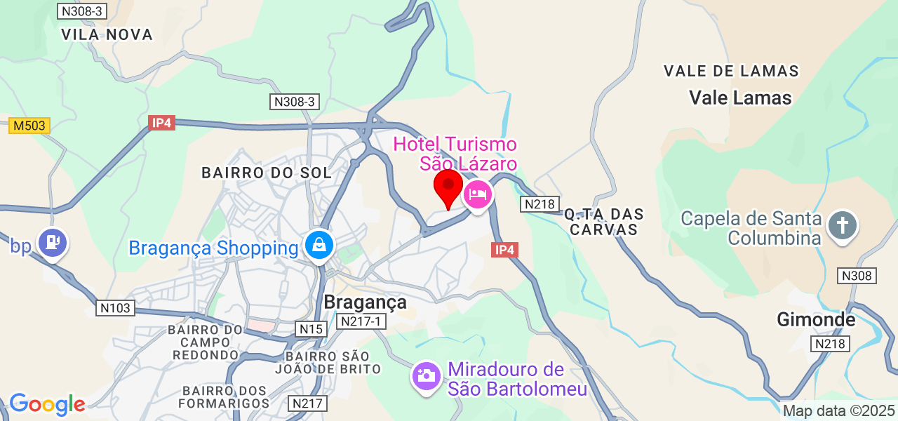 Mirian Teixeira - Bragança - Bragança - Mapa