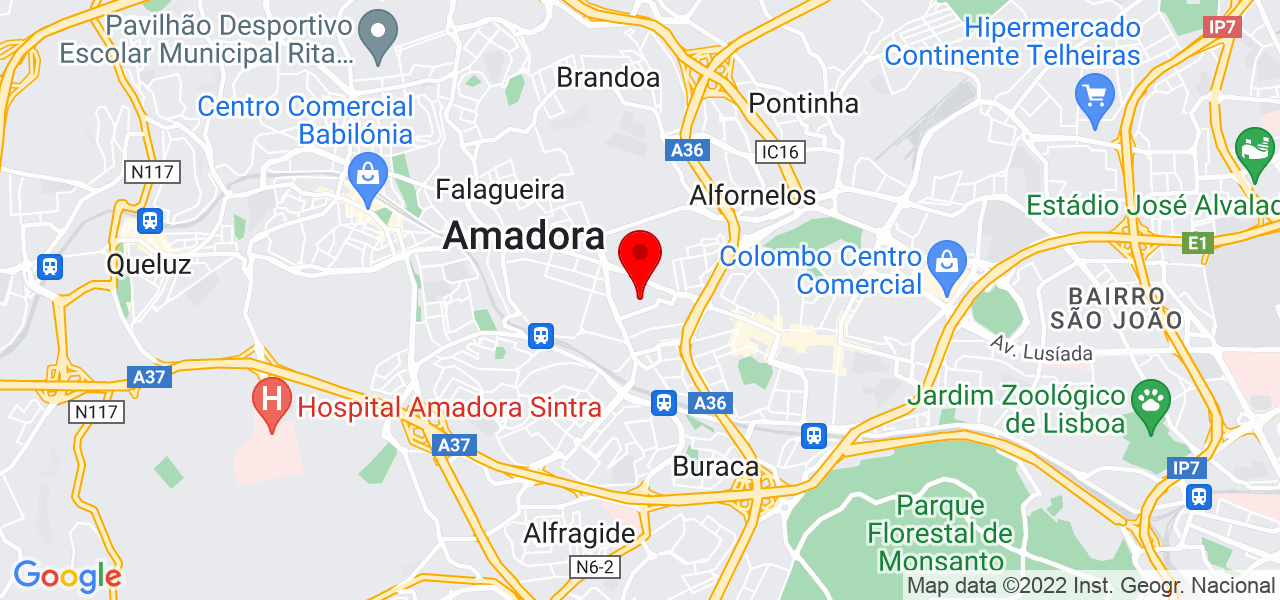 Navas - Lisboa - Amadora - Mapa