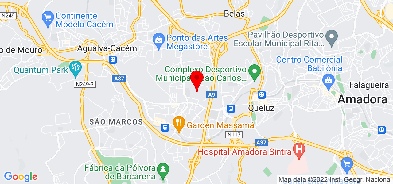 Claudia Fernandes - Lisboa - Sintra - Mapa