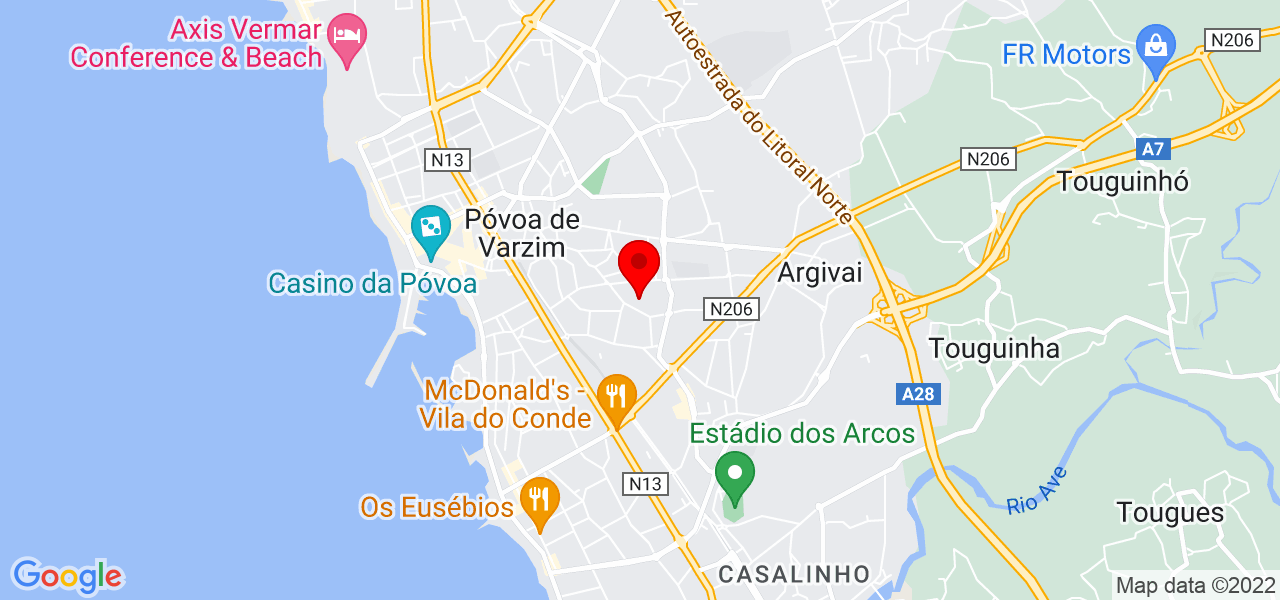 Guilherme Cruz - Porto - Póvoa de Varzim - Mapa