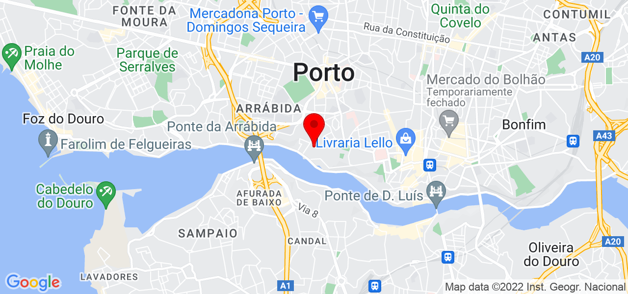 POSTMAN / Carlos Monteiro - Porto - Porto - Mapa
