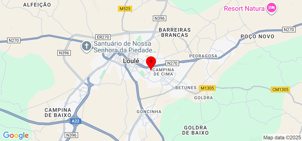 Claudia Santos - Faro - Loulé - Mapa