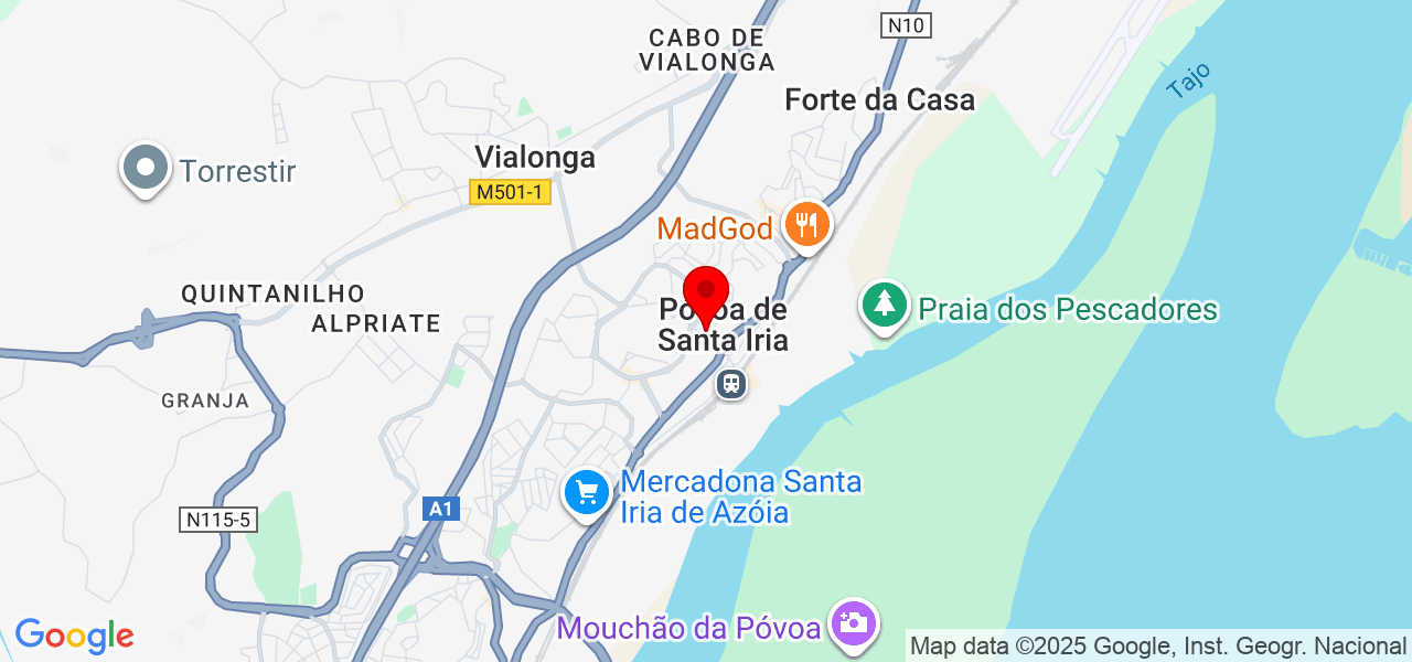 Brilho & Manutenção geral - Lisboa - Vila Franca de Xira - Mapa