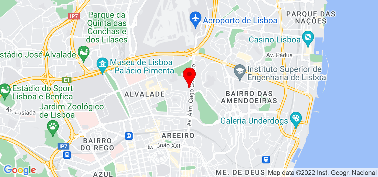 Cristina Gomes - Lisboa - Lisboa - Mapa