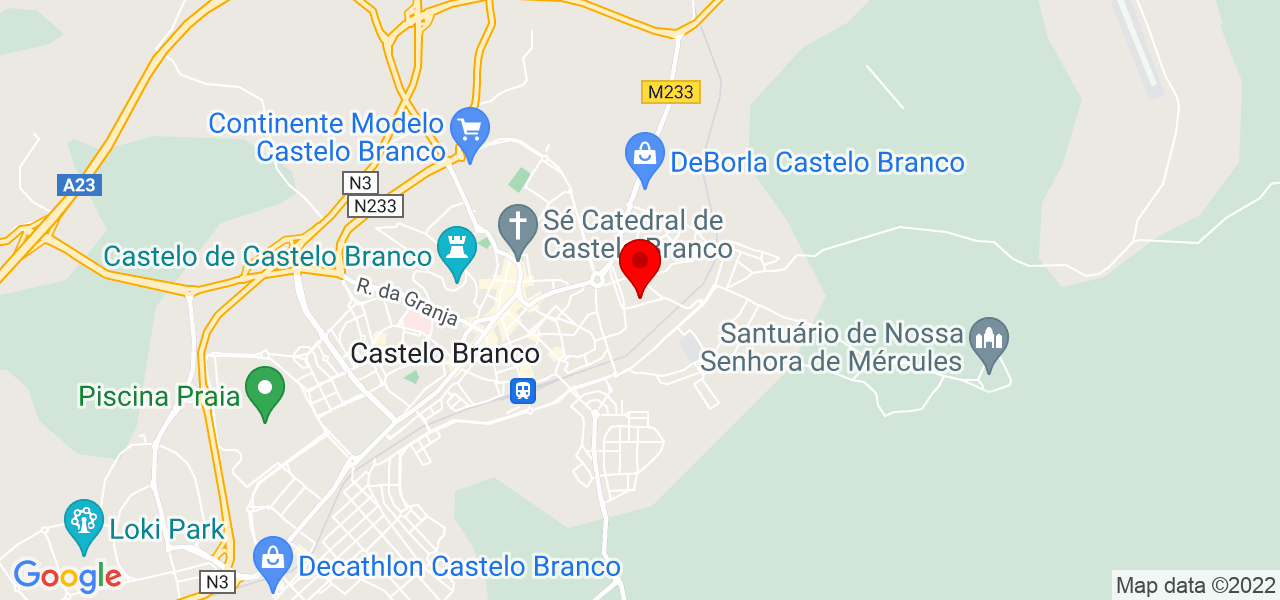 Michelle - Castelo Branco - Castelo Branco - Mapa
