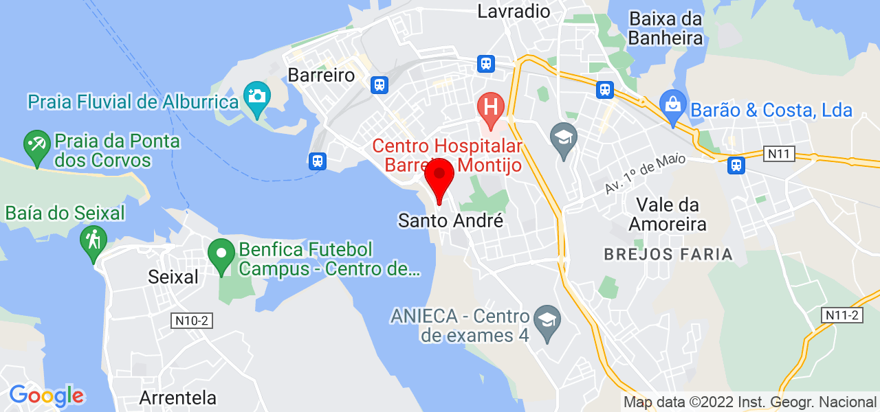 Ricardo Brasil - Setúbal - Barreiro - Mapa