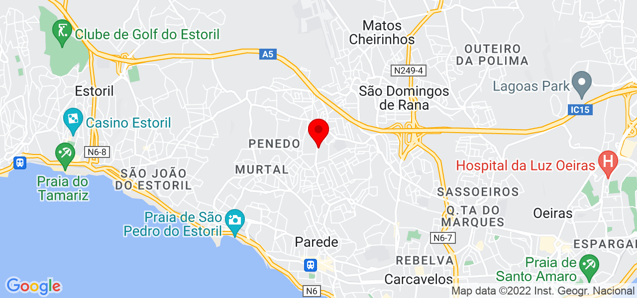 Marcio Rangel Mozzer - Lisboa - Cascais - Mapa