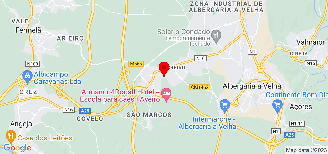 Florbela Silva - Aveiro - Albergaria-a-Velha - Mapa