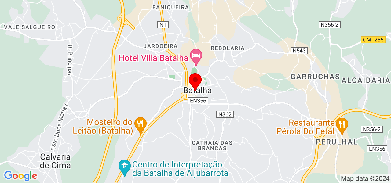 Beatriz Gomes - Leiria - Batalha - Mapa