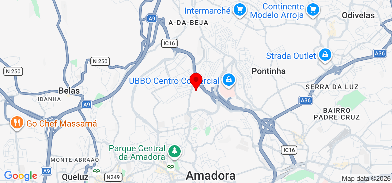 Luiz Vrena - Lisboa - Amadora - Mapa