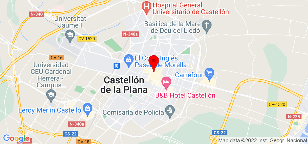 Frank Palace fotograf&iacute;a - Comunidad Valenciana - Castellón de la Plana/Castelló de la Plana - Mapa