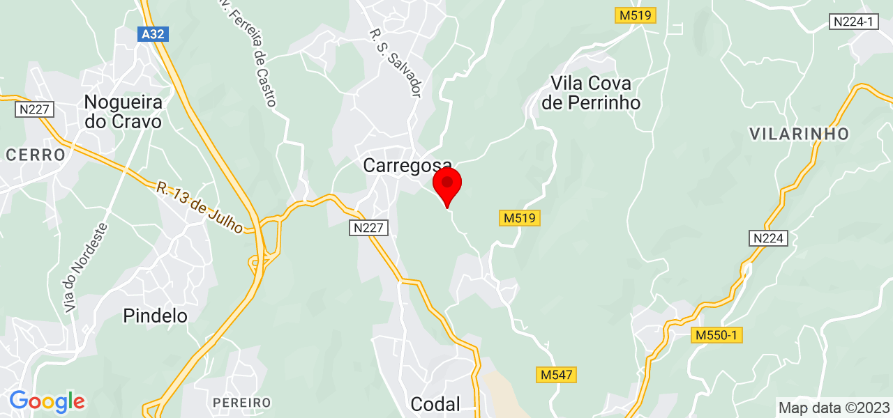 Ver&ocirc;nica Silva - Aveiro - Oliveira de Azeméis - Mapa