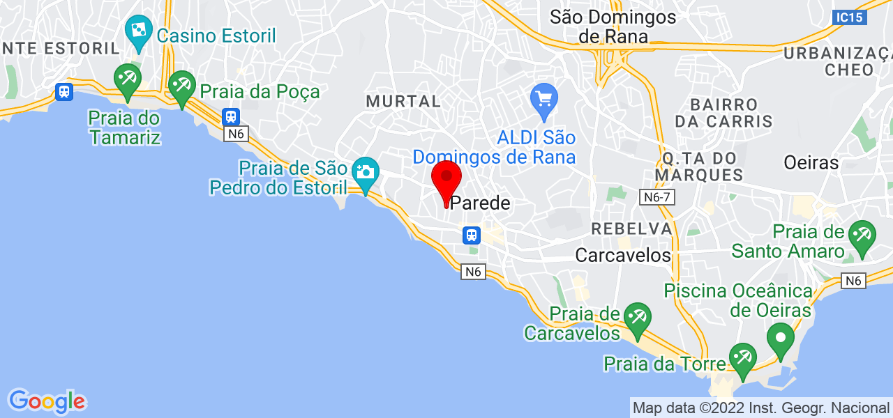Ana Abeg&atilde;o Faustino - Lisboa - Cascais - Mapa