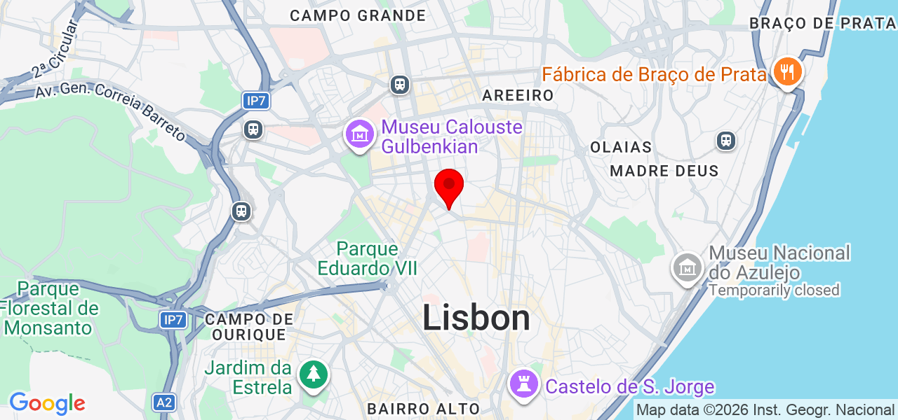 Sra Rosa - Lisboa - Lisboa - Mapa