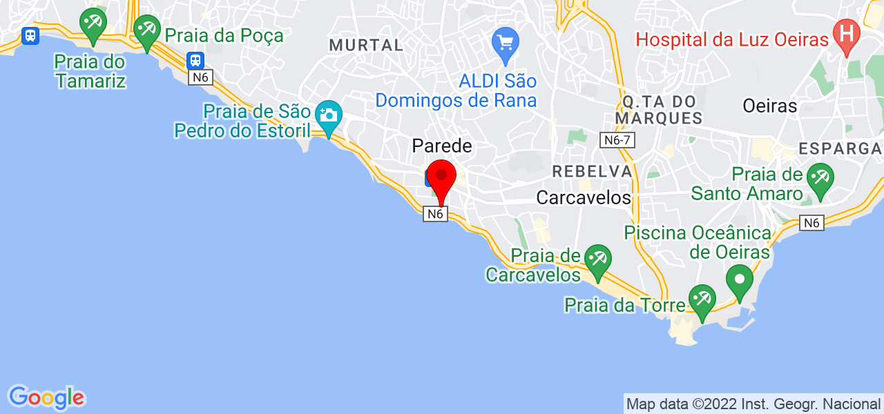 Vin&iacute;cius Pereira de Oliveira - Lisboa - Cascais - Mapa
