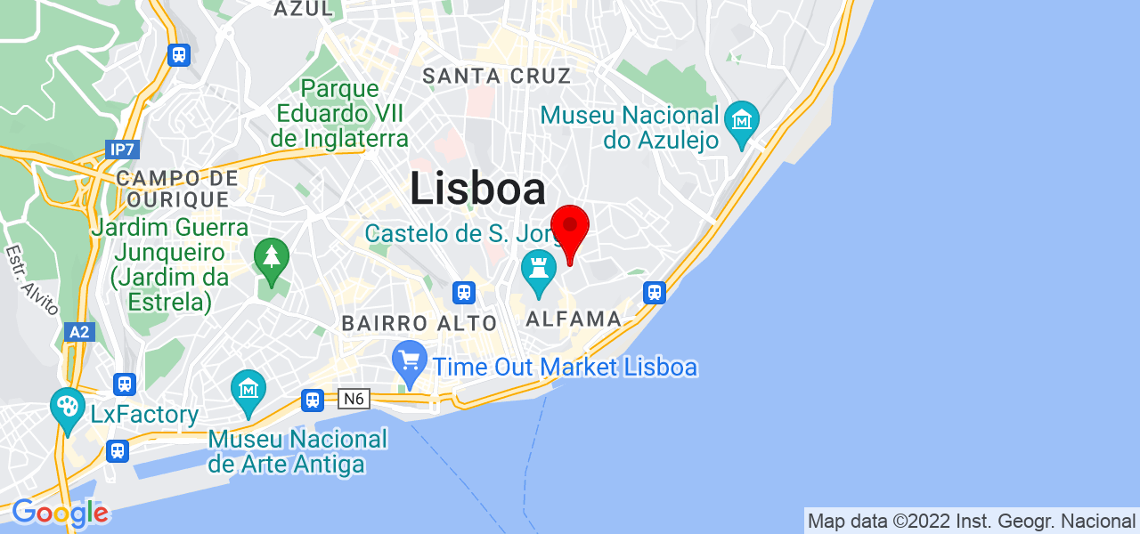 Rog&eacute;rio Lima de Sales - Lisboa - Lisboa - Mapa