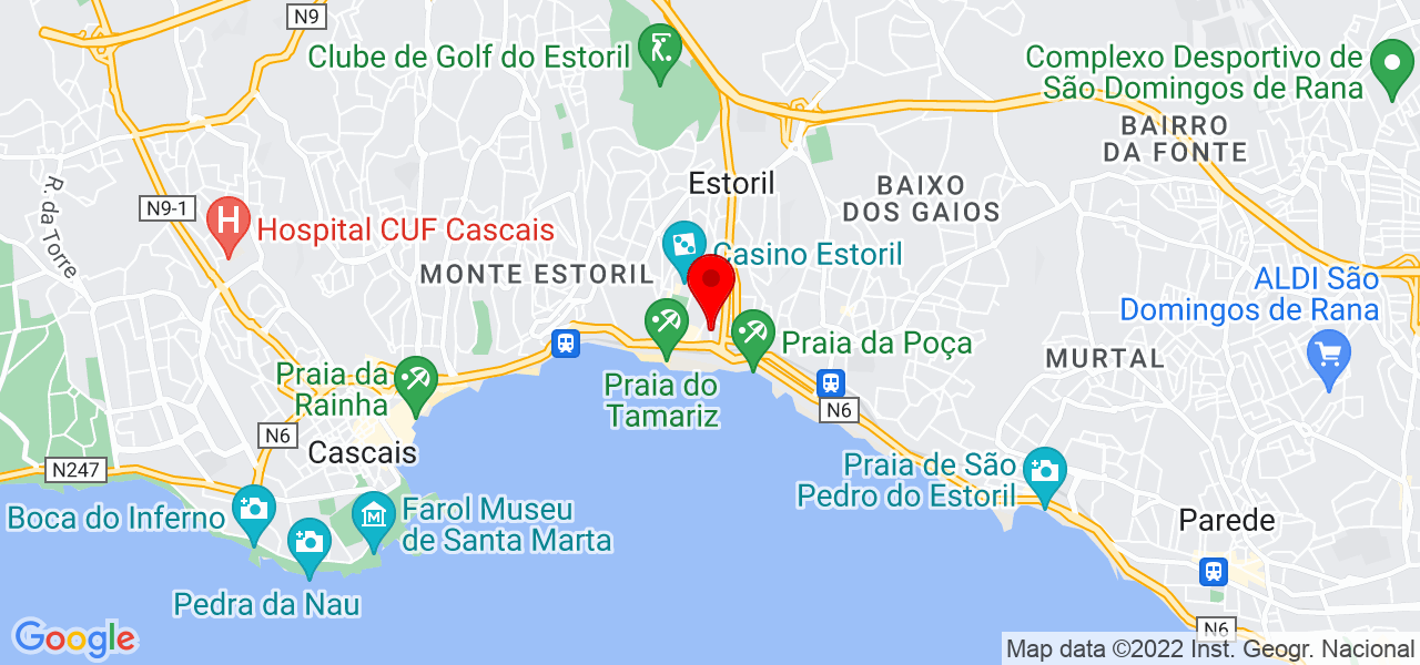 Isabel Teles - Lisboa - Cascais - Mapa