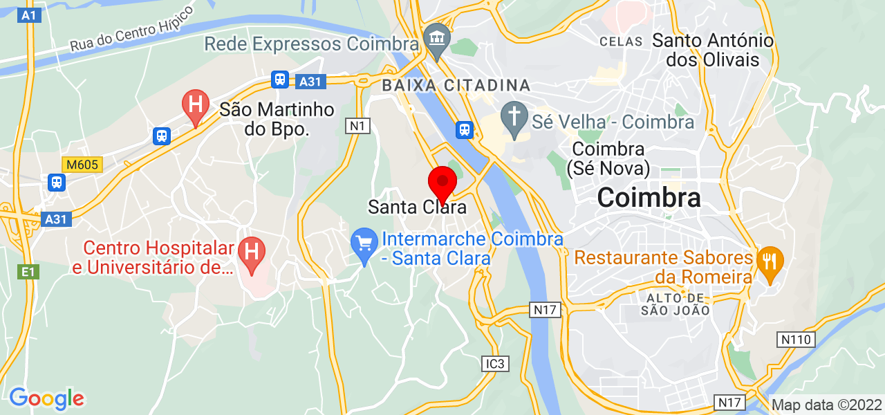 Maria Fragoso - Coimbra - Coimbra - Mapa