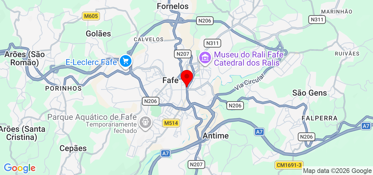 DS SEGUROS FAFE TEATRO - Braga - Fafe - Map