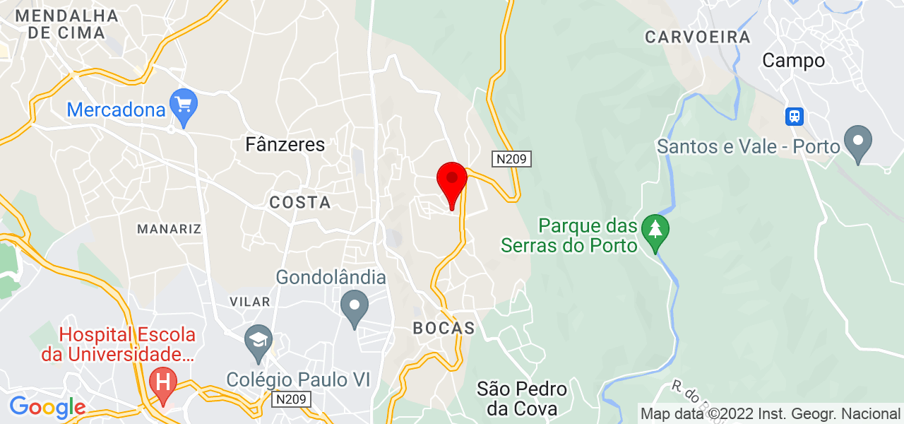 Enio Pires - Porto - Gondomar - Mapa