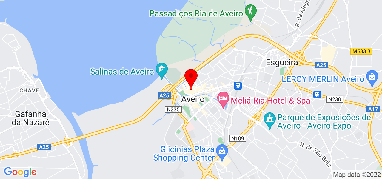 Gráfica A Lusitânia - Aveiro - Aveiro - Mapa