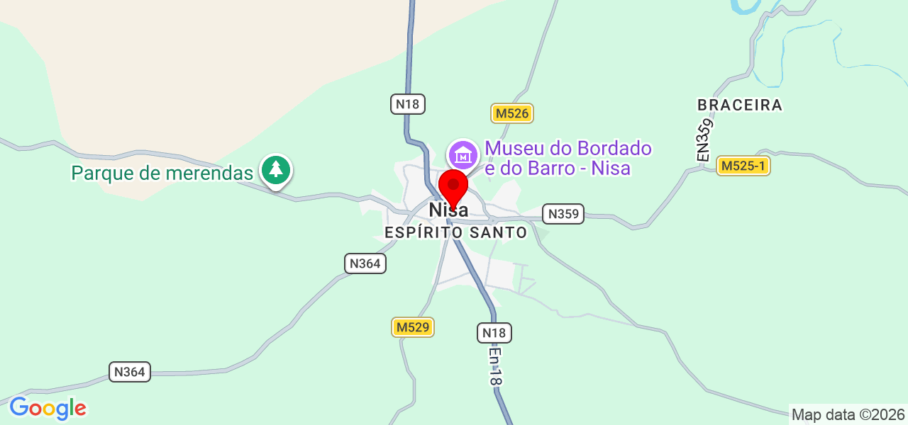 JP servi&ccedil;os - Portalegre - Nisa - Mapa