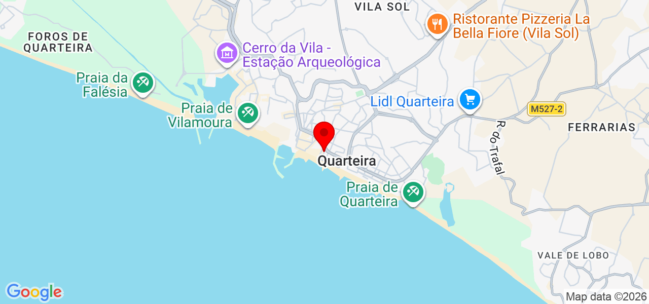 5 Senses Quarteira - Faro - Loulé - Carte
