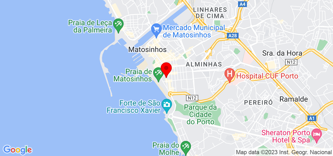 Fernanda S&aacute; - Porto - Matosinhos - Mapa