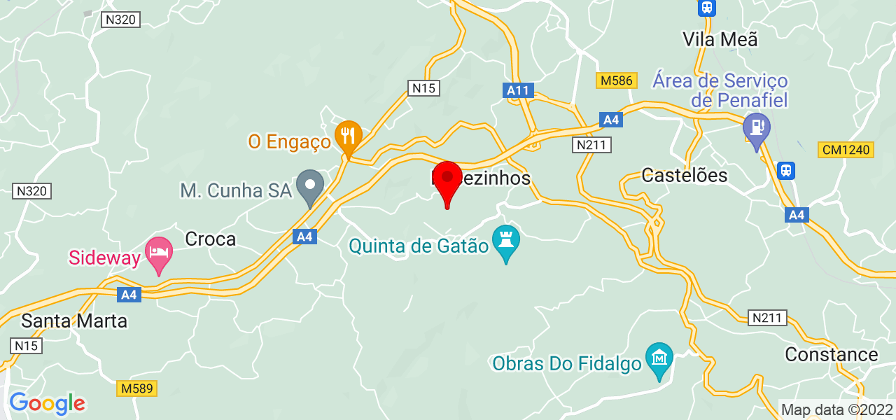 Capital Options - Porto - Penafiel - Mapa