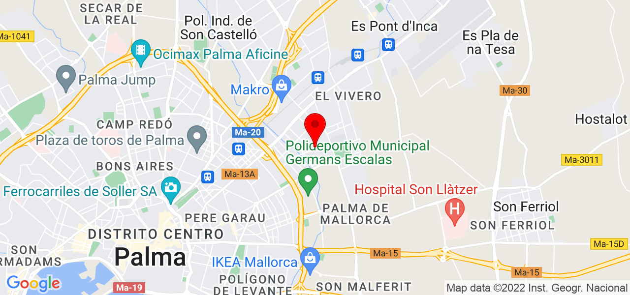 judith - Islas Baleares - Palma de Mallorca - Mapa