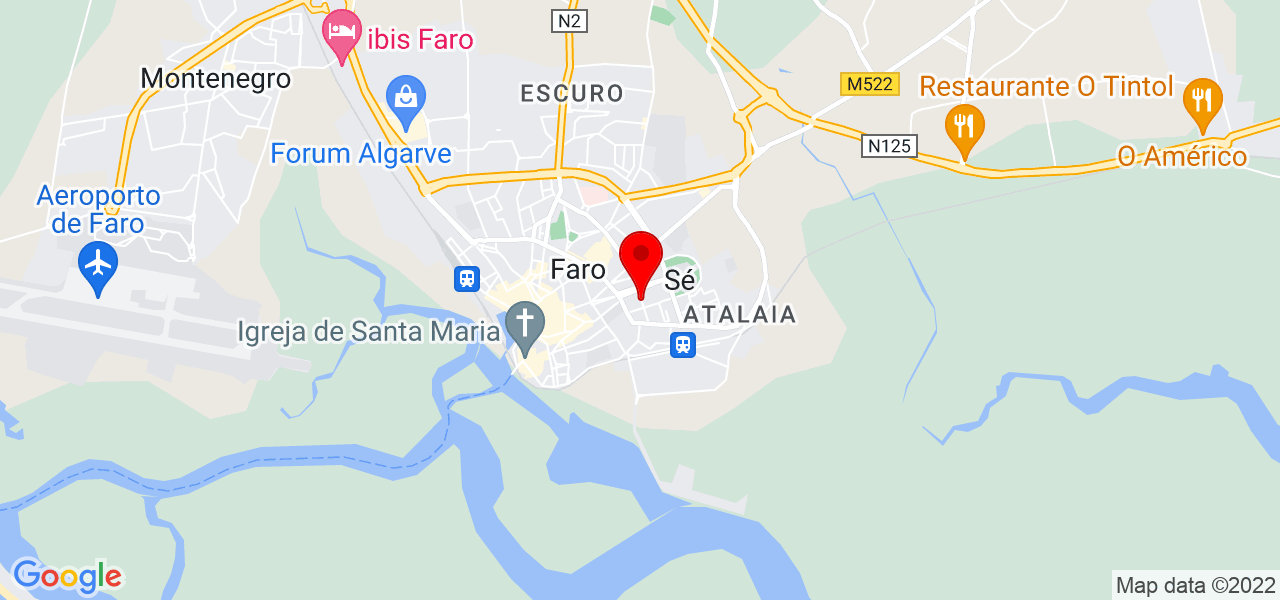 Centro Semear Saúde - Faro - Faro - Karte