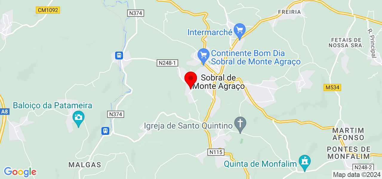 Imponente, Lda - Lisboa - Sobral de Monte Agraço - Mapa