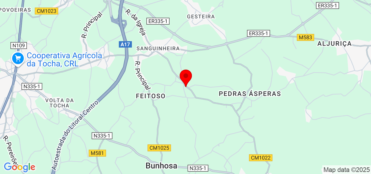 Rodrigo Ot&aacute;vio - Coimbra - Cantanhede - Mapa
