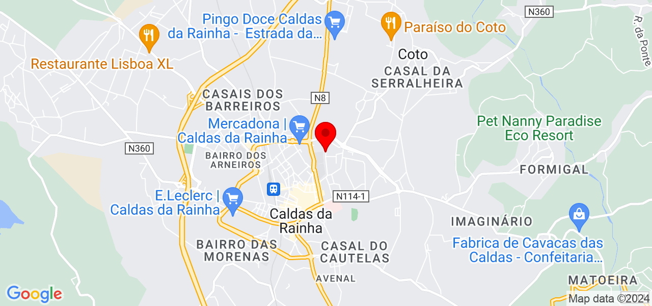 Ondaflow - Leiria - Caldas da Rainha - Mapa