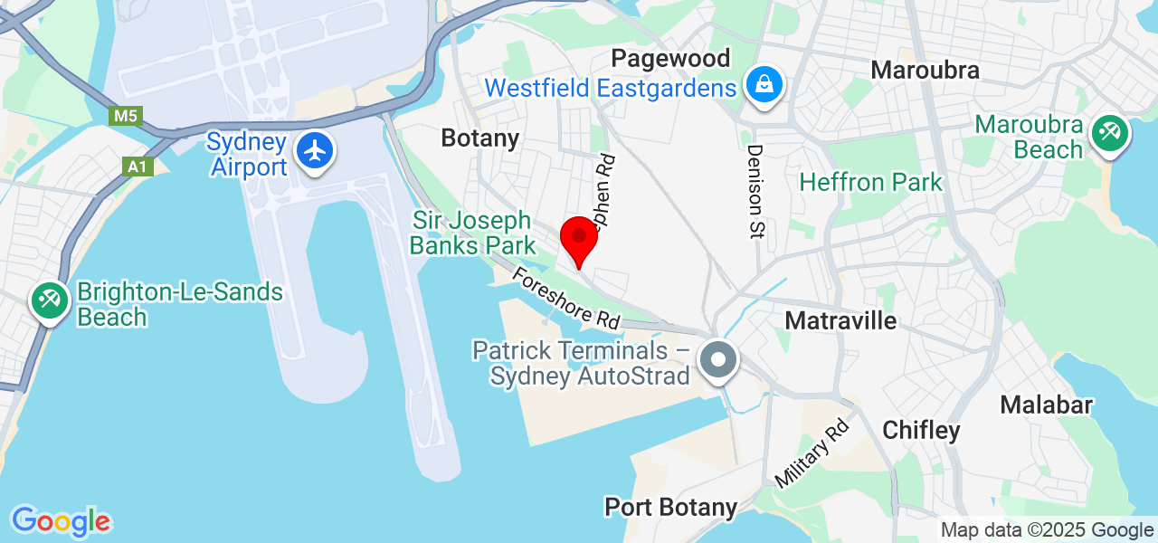 Maax Electrical - Sydney - Botany Bay - Map