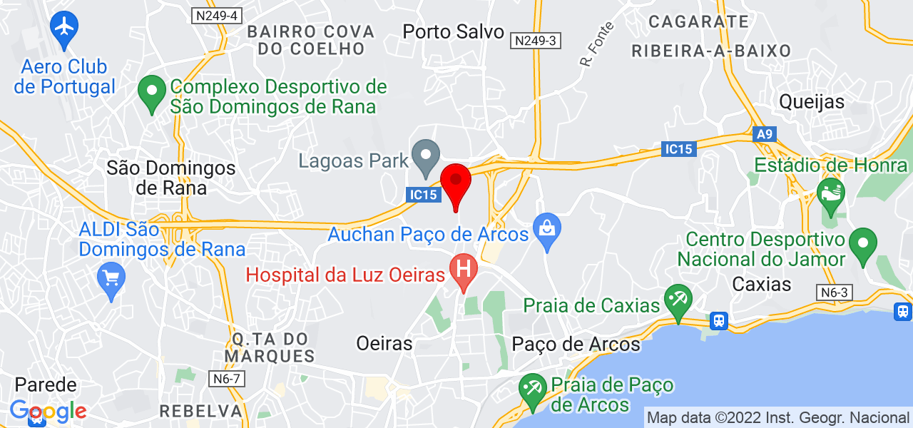 Fernando Oliveira - Lisboa - Oeiras - Mapa