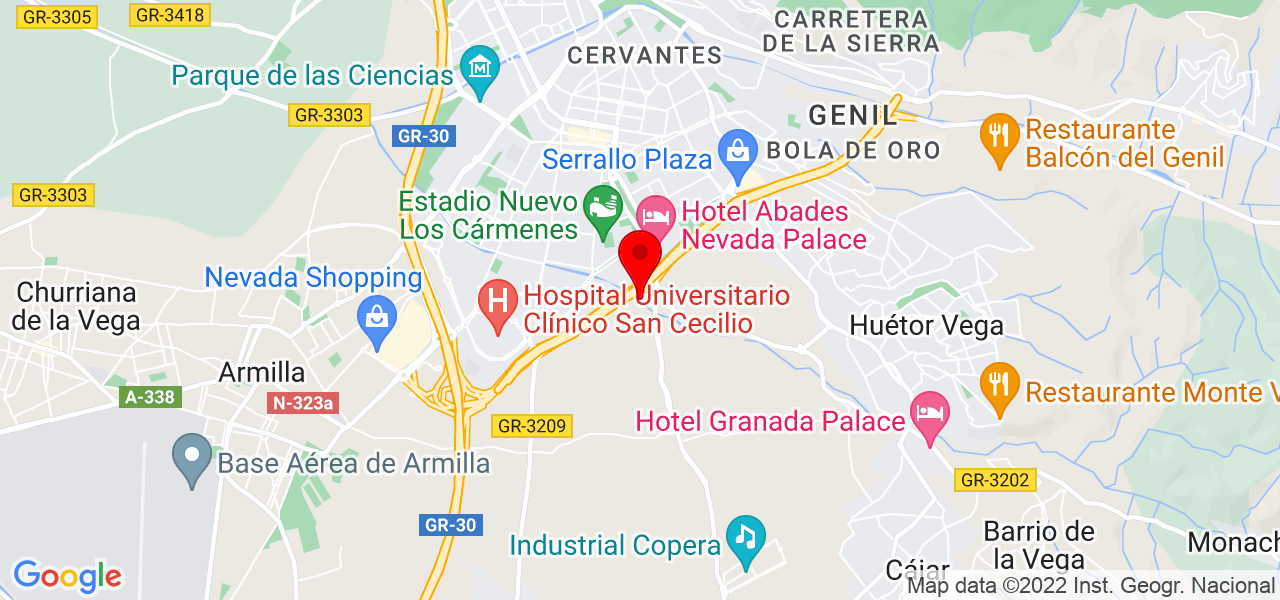 Antonio Funes - Andalucía - Granada - Mapa
