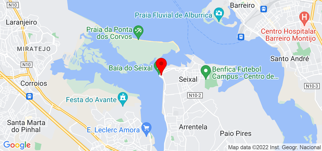 Ana marques - Setúbal - Seixal - Mapa