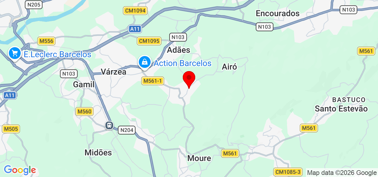 Pula Doce - Braga - Barcelos - Karte
